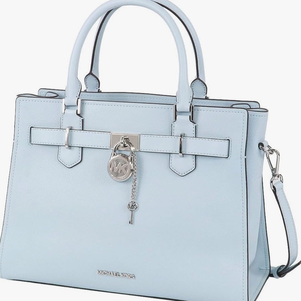 Michael Kors Hamilton bag NWT vista blue